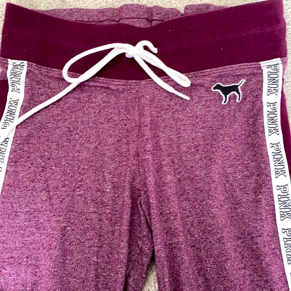 Women’s Pink size small sweatpant leggings!! - Picture 2 of 3